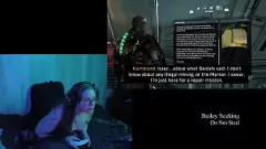 play Die brünette BBW Bailey zieht sich aus, während sie das Gameplay von Deadspace Teil 4 kommentiert