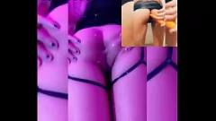 play Nena latina experimentando con enchufe anal y zanahoria en coño apretado