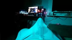 play Drei Vibratoren Aktion: Intensives Cumming durch enge Unterwäsche - Solo -Mann